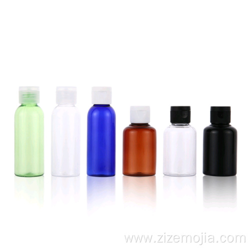 50ml flip cap PET plastic shampoo bottle